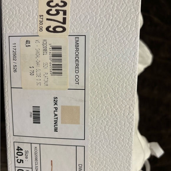 Dior Women's Sandals in Gold and Pink - Picture 7 of 8